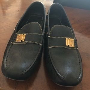 Louis Vuitton leather driving shoes
